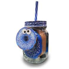 Lady Cotton Kit para baño Monstruo Galletas | Crema, esponja y jarra cristal