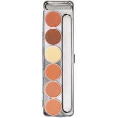 Kryolan Ultra Foundation Paleta de 6 Colores