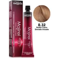 L'Oréal Majirel Ionène G Incell Tinte en Crema de Coloración Permanente 50ml 8.32 Rubio Claro Dorado Irisado