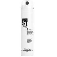 L'Oréal Tecni Art Pure 6 Fix Spray | Spray Fijacion Ultra Fuerte 250ml