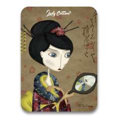 Laddy Cotton Espejo Doble Portatil Japonesa