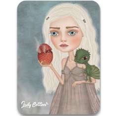 Laddy Cotton Espejo Doble Portatil Madre de Dragones