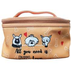 Lady Cotton All You Need Is Puppy Love Neceser extra grande de maquillaje.