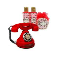 Lady Cotton Set De Baño Telefono Vintage