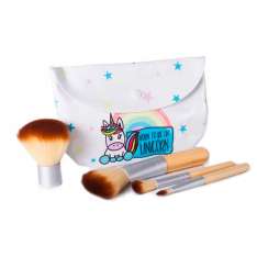 Lady Cotton Set de Brochas Portatil Born To Be An Unicorn.