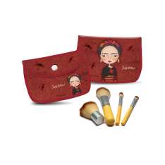 Lady Cotton Set de Brochas Portatil Frida Kahlo
