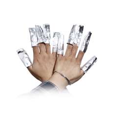 Láminas Aluminio Manicura 100 Unids