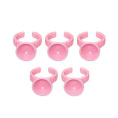 Lovely The Lash Anillos Para Pegamento de Pestañas 5 uds Rosa