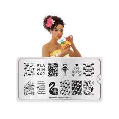 MoYou Placa de Diseño Tropical | Flamencos nr. 16