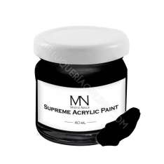 Mystic Nails Supreme Acrylic Paint | 02-Negro 40ml.
