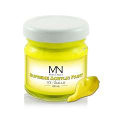 Mystic Nails Supreme Acrylic Paint | 03-Amarillo 40ml.