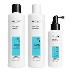 Nioxin Kit System 3 Champú, Acondicionador y Revitalizador Para Cabello Teñido