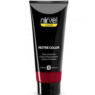 Nirvel NUTRE Mascarilla Color y Nutrición ROJO 200 ml.