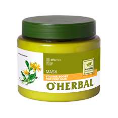 O'Herbal Mascarilla de Volumen para Cabello Fino con Extracto de Árnica 500 ml.
