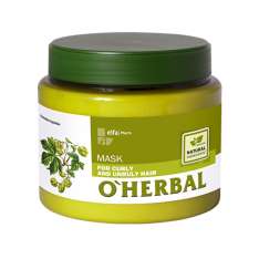 O'Herbal Mascarilla para Cabello Rizado y Rebelde, con Extracto de Lúpulo 500 ml.