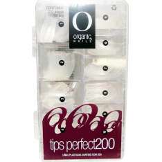 Organic Nails Tips Perfect 200 Unidades Transparentes
