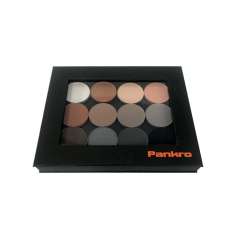 Pankro Paleta De Sombra de Ojos Magnetica Neutral 12 Sombras