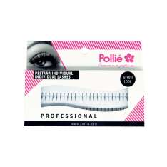 Pollié Pestañas Mixtas Negras Individuales 90 unidades