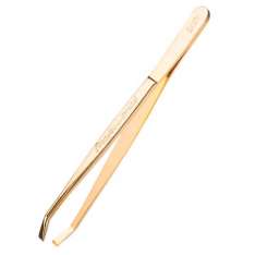 Pollié Pinza para Depilar Profesional Dorada 9cm