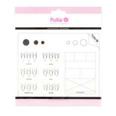 Pollié Tapete Antideslizante De Uñas 15x18cm