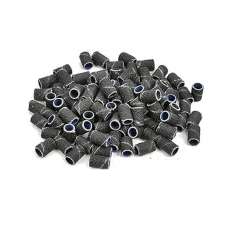 Professional Nail System Pack de 100 Anillos Abrasivos Grano 80