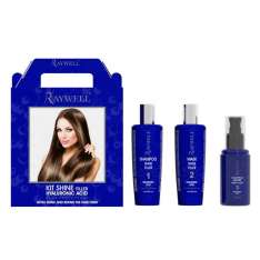 Raywell Kit Shine Filler Hyaluronic Acid. Kit Cuidado del Cabello.