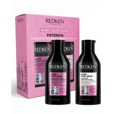 Redken Cofre Acidic Color Gloss Champú Para Cabello Teñido Sin Brillo 500ml + Acondicionador Para Cabello Teñido Sin Brillo 500ml