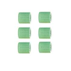 Rulos Velcro Verde 6 Unidades | Diámetro: 61 mm.