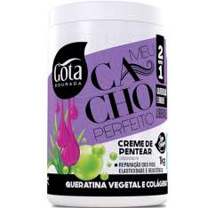 Salon Line Gota Dourada Crema de Peinar Para Rizos con Queratina Vegetal y Colágeno 1KG