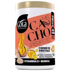 Salon Line Gota Dourada Crema de Peinar Para Rizos con Vitamina E y Quinoa 1KG