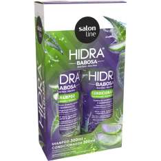Salon Line Kit Babosa Champú y Acondicionador Intensivo y Regenerador con Aloe Vera 2x300ml