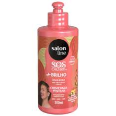 Salon Line S.O.S Crema Para Peinar +Brillo Para Cabello Rizado 300ml