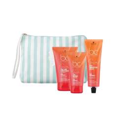 Schwarzkopf BC Bonacure Sun Protect Kit de Viaje Champú 100ml + Mascarilla 2 en 1 75ml + Fluido Protector 100ml