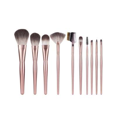 Set 8 Brochas Y Pinceles Make Up Crueltyfree+neceser Fascino