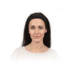 Sibel Diadema de Maquillaje de Microfibra Negra