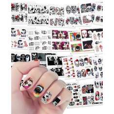 Decoración Uñas Halloween 1 cartón