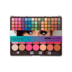 Technic Wow Factor | Paleta Grande de Maquillaje de Ojos, Labios y Rostro