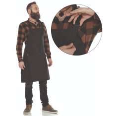 The Barber Professional Delantal de Hombre Color Proof Ajustable
