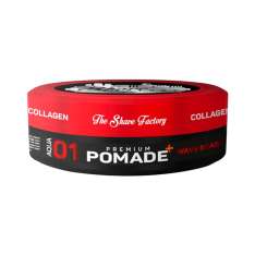 The Shave Factory 01 Premium Pomada de Fijación Fuerte con Colágeno Para el Cabello 150ml
