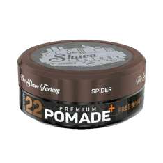 The Shave Factory 22 Premium Spider Free Spirit Pomada de Fijación Fuerte Para el Cabello 150ml