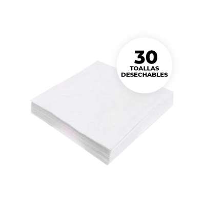 Toallas Desechables Spunlace 40x80 1 Unidad son 30 Toallas