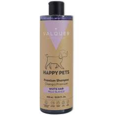 Valquer Happy Pets Champú Premium Para Mascotas con Pelo Blanco 400ml