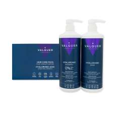 Valquer Pack Champú + Mascarilla con Ácido Hialurónico Para Todo Tipo de Cabellos 1L