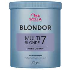 Wella Blondor Multi Blonde 7 Polvo Decolorante Hasta 7 Tonos Para Cualquier Tipo de Cabello 800gr