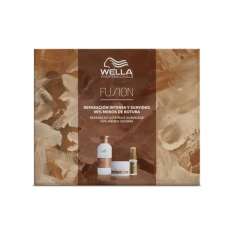 Wella Fusion Pack Para Cabello Dañado Champú + Mascarilla + Aceite