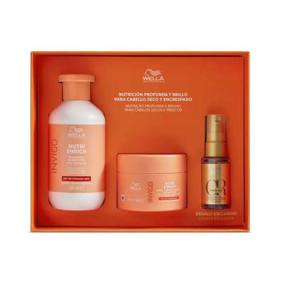 Pack Wella Nutri-Enrich Champú 500ml + Mascarilla 