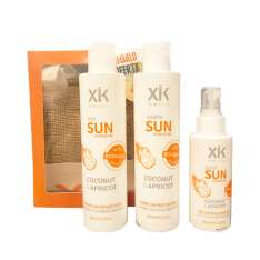 Xik Hair Kit Sun Champú + Mascarilla + Spray + Bolsa de Playa