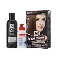 Yamá Beauty Yamaliss Liss Repair Kit Alisado Brasileño 120ml + Yamasterol 90gr Cabellos Oscuros