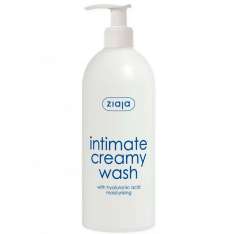 Ziaja Intimate Creamy Wash, Crema de Limpieza Intima con Acido Hialuronico 500ml