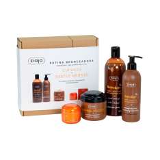 Ziaja Pack de Rutina Bronceadora Cupuazú & Subtle Bronze Exfoliante Corporal + Gel de Ducha + Loción + Crema Facial